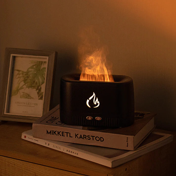ZenFlame™ Aroma Diffuser – Flame Effect Essential Oil Humidifier
