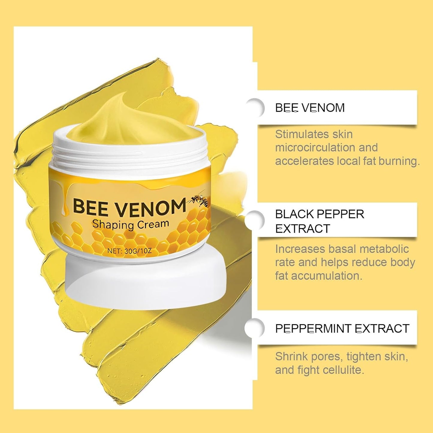 VenomVibe™ Slimming Gel – Bee Venom Fat-Burning Body Contour