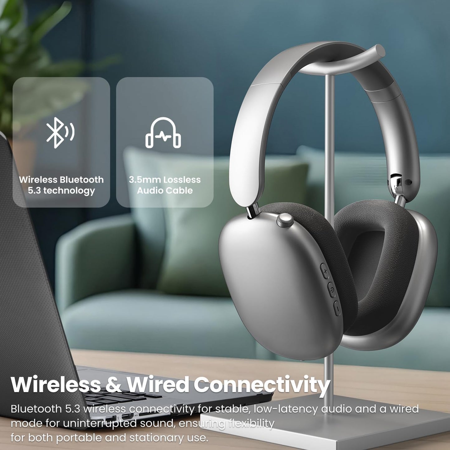 EchoWave™  P9 Wireless Headphones