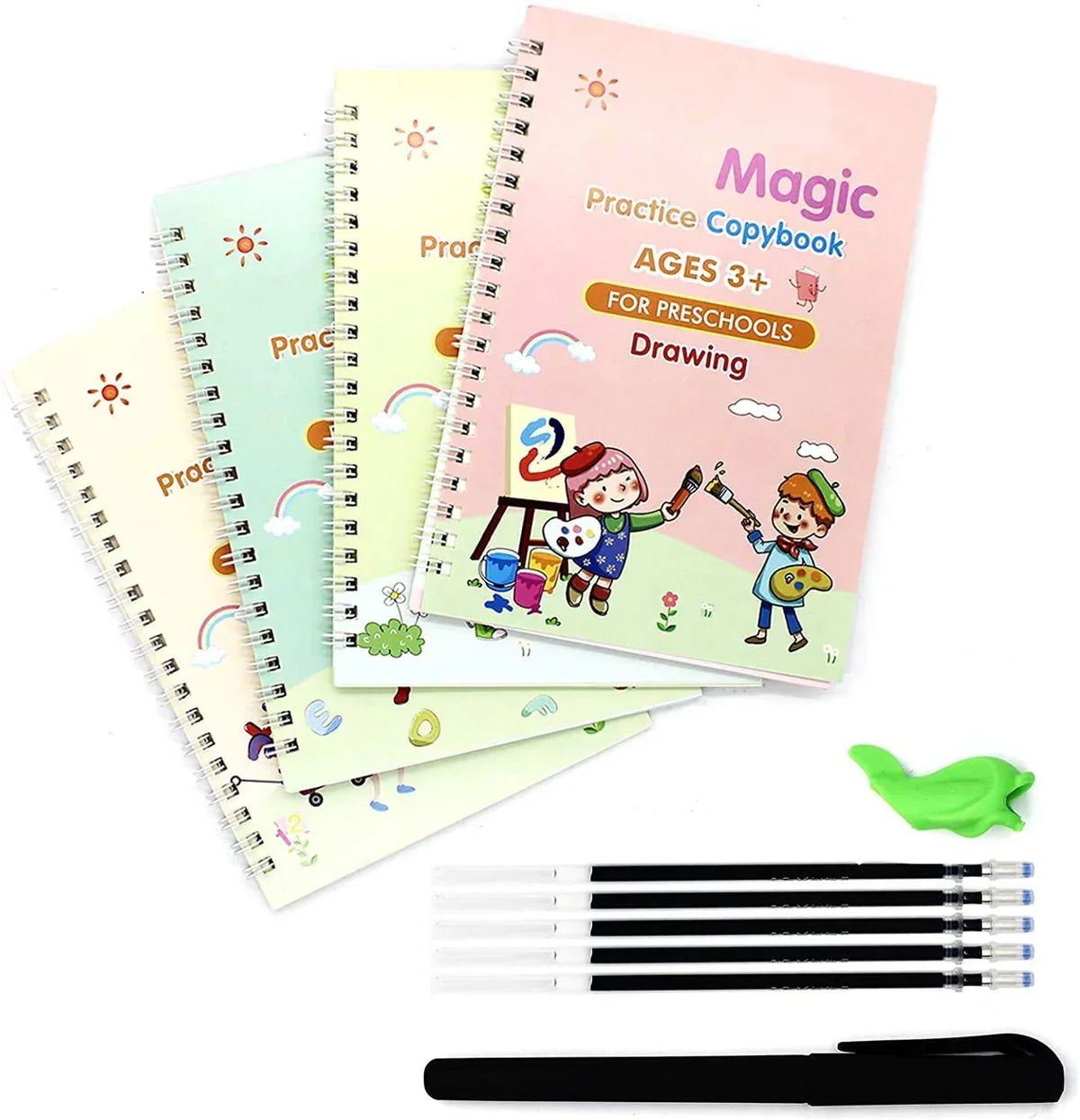 EduGlow™ Magic Practice Copybook Set